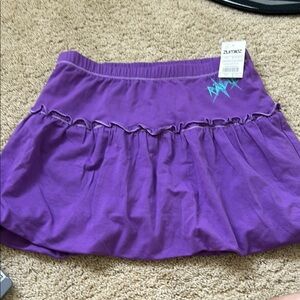 Zumiez Girls Size: Small Purple Ruffled Skirt NWT